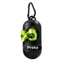 Kit 90 Saquinhos Higiênicos Pet 6 Rolos + Porta Saquinho