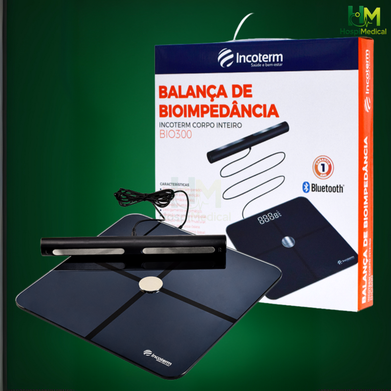 Balança Digital de Bioimpedância Icoterm BIO300 Até 150kg