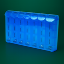 Porta Comprimidos Azul Grande