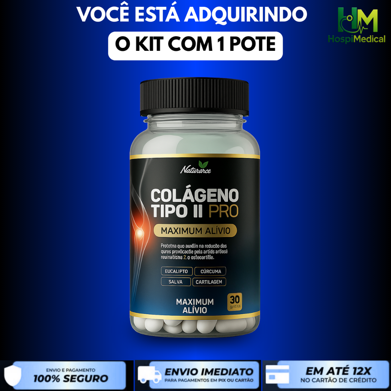Colageno Tipo 2 Pró – Saude das Articulações e Cartilagens