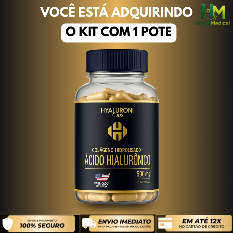 Hialuroni Caps – Colageno Hidrolisado com Ácido Hialurônico
