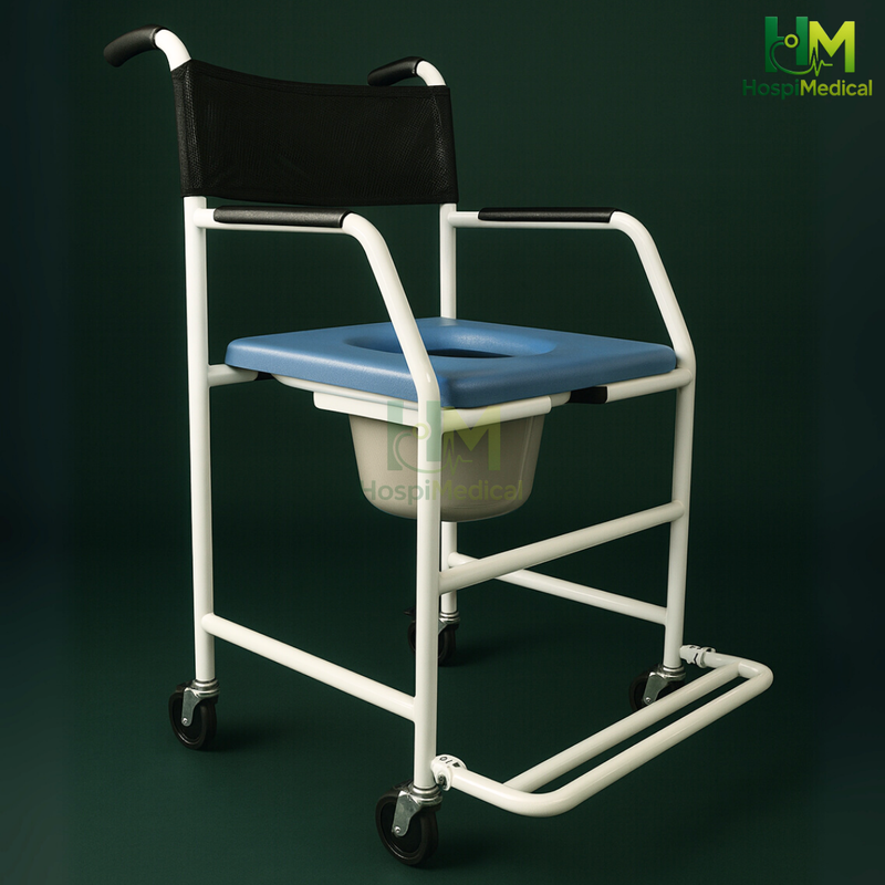 Cadeira de Banho Alumínio Big Branca 130kg