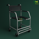 Cadeira de Banho Big LX até 160kg Grafite