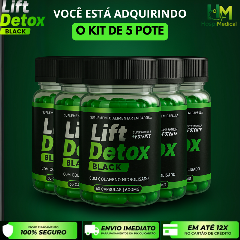 Lift Detox Black – Perda de Peso Natural