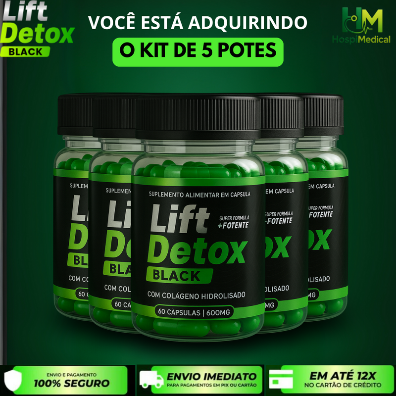 Lift Detox Black – Perda de Peso Natural
