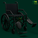 Cadeira de Rodas Jaguaribe 1016 ate 90KG - Jaguaribe