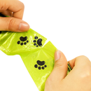 Kit 90 Saquinhos Higiênicos Pet 6 Rolos + Porta Saquinho