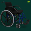 Cadeira de Rodas Jaguaribe Poty 150kg - Jaguaribe