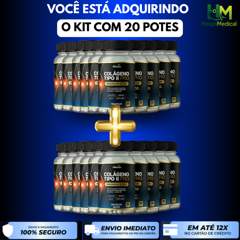 Colageno Tipo 2 Pró – Saude das Articulações e Cartilagens