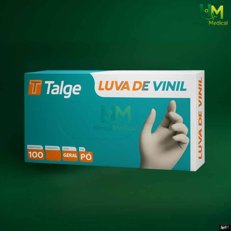 Luva de Vinil Sem Talco (C/100)