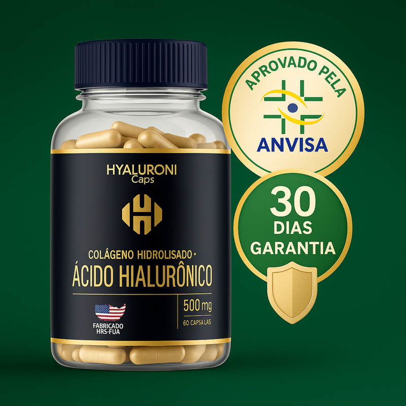 Hialuroni Caps – Colageno Hidrolisado com Ácido Hialurônico