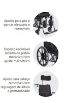 Cadeira de Rodas Fit Reclinável - Jaguaribe