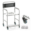 Cadeira de Banho Dellamed D30 Aço até 100KG - Dellamed