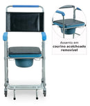 Cadeira de Banho Dellamed D50 Aço até 150KG - Dellamed