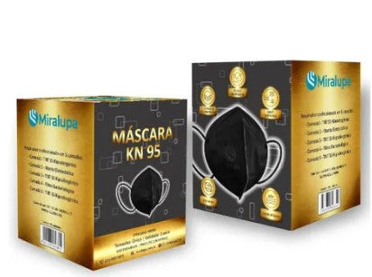 MASCARA PFF2 KN95 - MIRALUPA PRETA