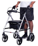 Andador 4 Rodas com Cesta e assento  até 135KGS - Mercur