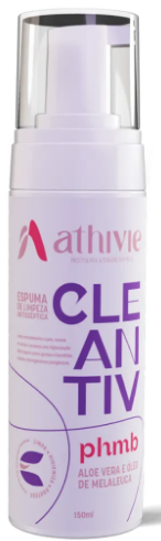 ESPUMA DE LIMPEZA ANTISSEPTICA CLEANTIV ATHIVIE 150ML