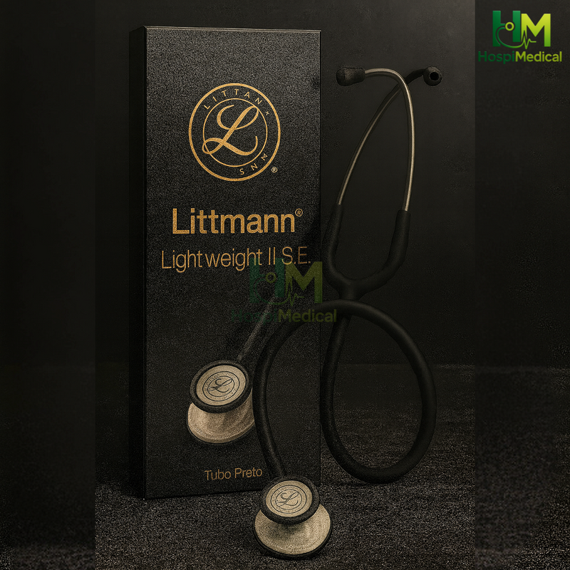 O Estetoscópio Littmann Lightweight II S.E 2450 Tubo Preto