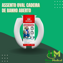 Assento Oval Aberto para Cadeira de Banho