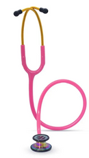 Estetoscópio Duplo Inox Eternity Rosa Rainbow - BIC
