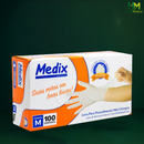 Luva Latex Com Pó Medix Procedimento M/P Caixa 100 Unidades
