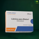 Lâmina de Bisturi Sterilance Nº11 Nº15 Nº24 Estéril Aço Inox