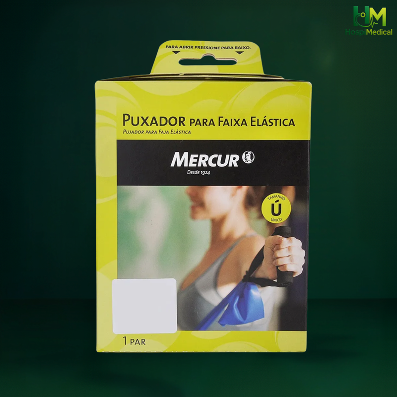 Puxador para Faixa Elástica Mercur Estabilidade para Treinos
