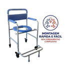 Cadeira de Banho Senior Care Slim até 90kg - Supermedy