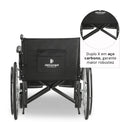 Cadeira de Rodas D500 até 180kg - Dellamed
