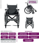 Cadeira de Rodas Basic até 125kg - Hidrolight